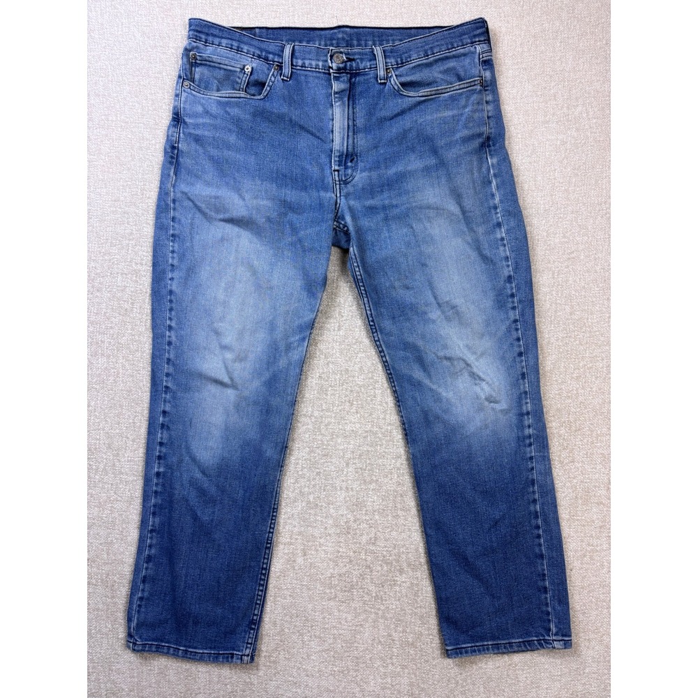 Levis 514 Straight Fit Jeans Mens 36x30 Blue Medium Wash Denim Pants